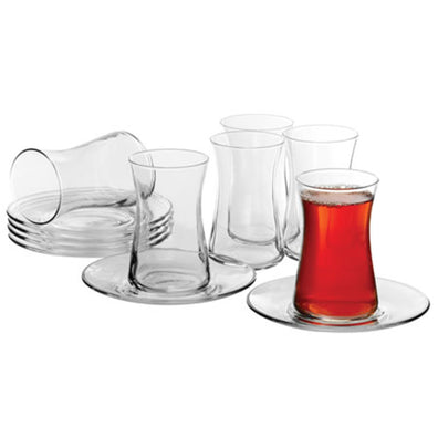 Pasabahce Heybeli Tea Set (CAY SETI) 12 Pieces